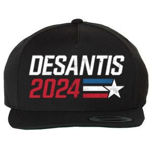 Desantis 2024 For President Ron Desantis Governor Make America Florida Wool Snapback Cap