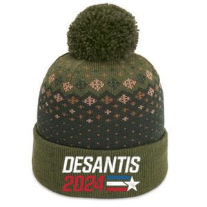 Desantis 2024 For President Ron Desantis Governor Make America Florida The Baniff Cuffed Pom Beanie