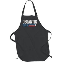 Desantis 2024 For President Vintage Distressed Desantis 2024 Full-Length Apron With Pockets