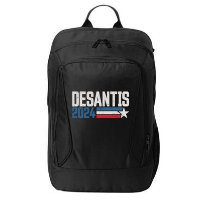 Desantis 2024 For President Vintage Distressed Desantis 2024 City Backpack