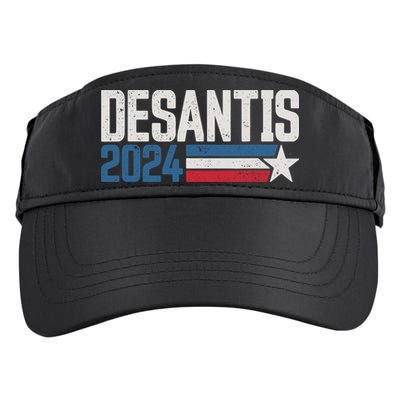 Desantis 2024 For President Vintage Distressed Desantis 2024 Adult Drive Performance Visor