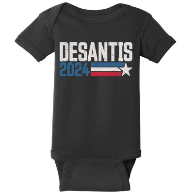 Desantis 2024 For President Vintage Distressed Desantis 2024 Baby Bodysuit