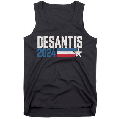 Desantis 2024 For President Vintage Distressed Desantis 2024 Tank Top