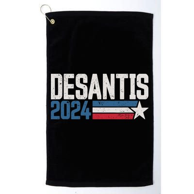 Desantis 2024 For President Vintage Distressed Desantis 2024 Golf Towel