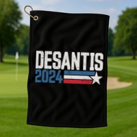 Desantis 2024 For President Vintage Distressed Desantis 2024 Golf Towel