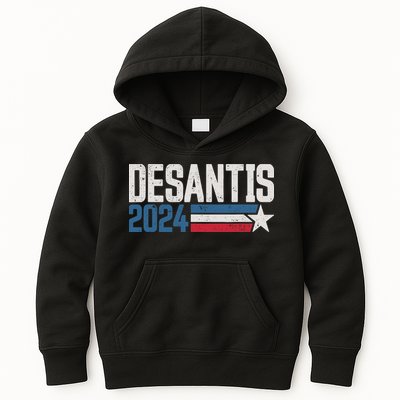 Desantis 2024 For President Vintage Distressed Desantis 2024 Kids Hoodie