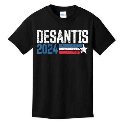 Desantis 2024 For President Vintage Distressed Desantis 2024 Kids T-Shirt