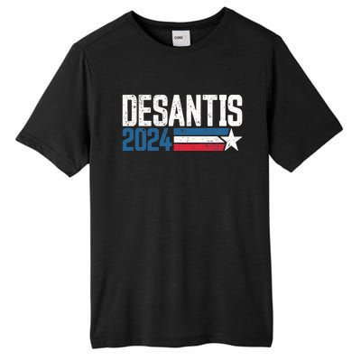 Desantis 2024 for President Vintage Distressed Desantis 2024 Tall Fusion ChromaSoft Performance T-Shirt