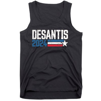 Desantis 2024 for President Vintage Distressed Desantis 2024 Tank Top