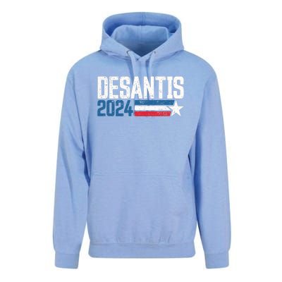 Desantis 2024 for President Vintage Distressed Desantis 2024 Unisex Surf Hoodie