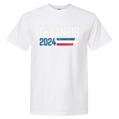 Desantis 2024 for President Vintage Distressed Desantis 2024 Garment-Dyed Heavyweight T-Shirt