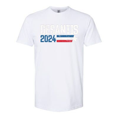 Desantis 2024 for President Vintage Distressed Desantis 2024 Softstyle CVC T-Shirt