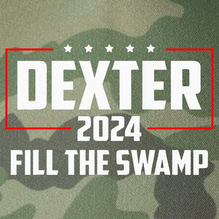 Dexter 2024 Fill The Swamp Legacy Tie Dye Trucker Hat