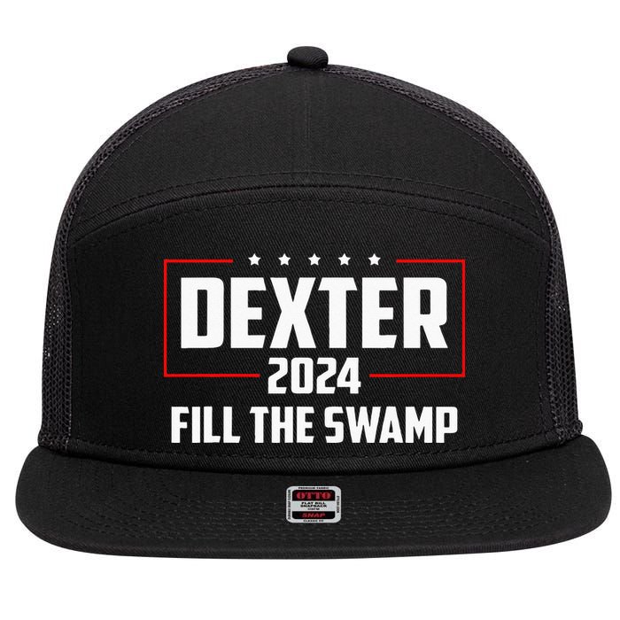 Dexter 2024 Fill The Swamp 7 Panel Mesh Trucker Snapback Hat