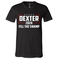 Dexter 2024 Fill The Swamp V-Neck T-Shirt