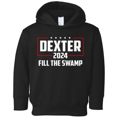 Dexter 2024 Fill The Swamp Toddler Hoodie