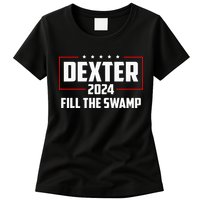 Dexter 2024 Fill The Swamp Womens T-Shirt