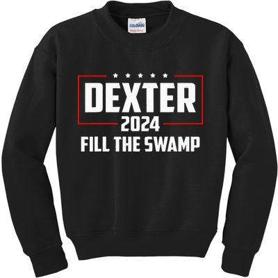 Dexter 2024 Fill The Swamp Kids Sweatshirt