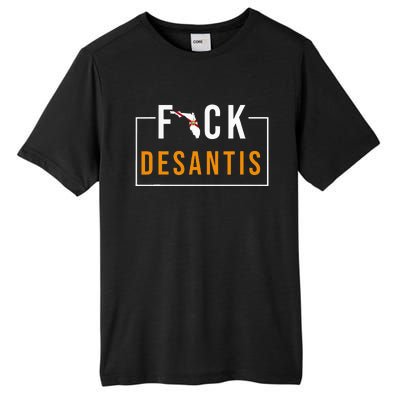 Desantis 2024 Florida Flag Anti Ron Desantis 2024 Sucks Tall Fusion ChromaSoft Performance T-Shirt