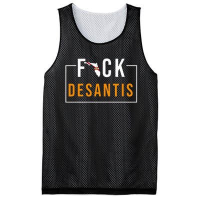 Desantis 2024 Florida Flag Anti Ron Desantis 2024 Sucks Mesh Reversible Basketball Jersey Tank