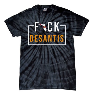 Desantis 2024 Florida Flag Anti Ron Desantis 2024 Sucks Tie-Dye T-Shirt