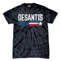 Desantis 2024 for President Vintage Distressed Desantis 2024 Tie-Dye T-Shirt