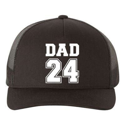 Dad 2024 For New Daddy To Be Yupoong Adult 5-Panel Trucker Hat