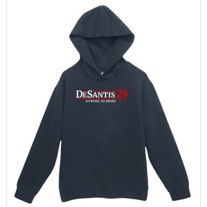 Desantis 2024 Go Woke Go Broke Pro Republican Political Urban Pullover Hoodie