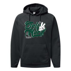 Drip 2 Hard Oxidized Green 4s Matching Performance Fleece Hoodie