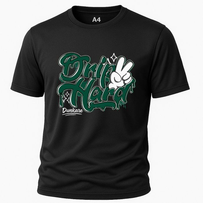 Drip 2 Hard Oxidized Green 4s Matching Cooling Performance Crew T-Shirt