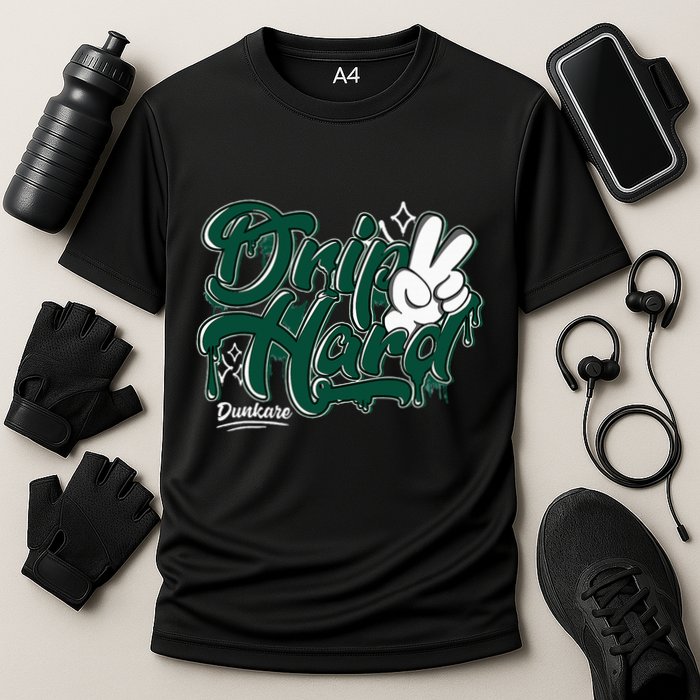 Drip 2 Hard Oxidized Green 4s Matching Cooling Performance Crew T-Shirt