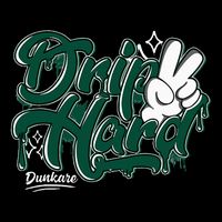Drip 2 Hard Oxidized Green 4s Matching Cooling Performance Crew T-Shirt