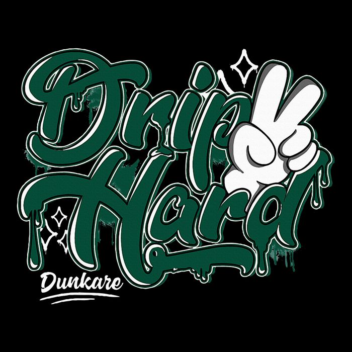Drip 2 Hard Oxidized Green 4s Matching Cooling Performance Crew T-Shirt