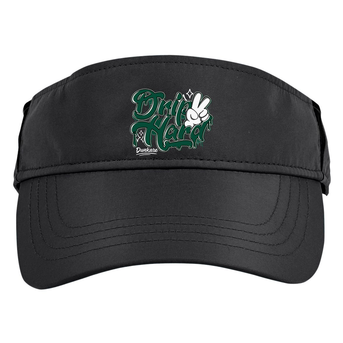 Drip 2 Hard Oxidized Green 4s Matching Adult Drive Performance Visor