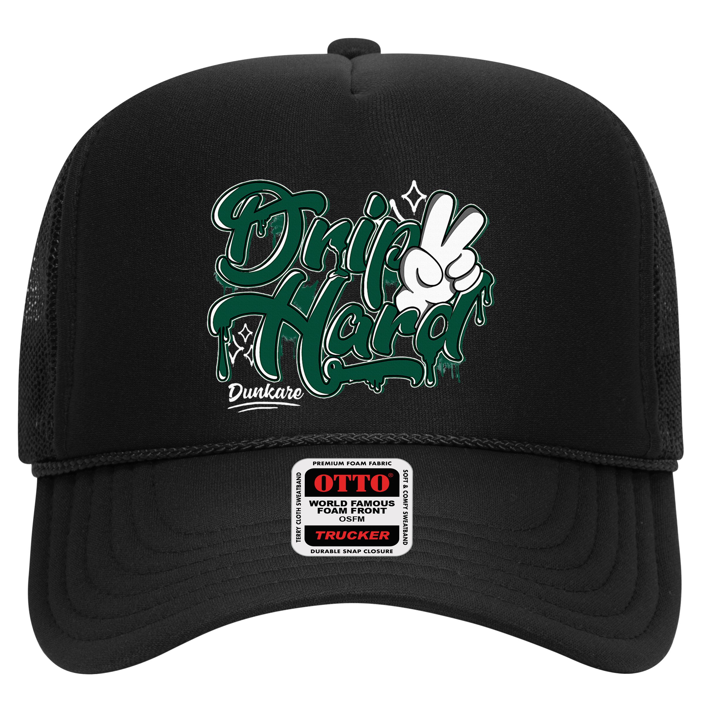 Drip 2 Hard Oxidized Green 4s Matching Hat