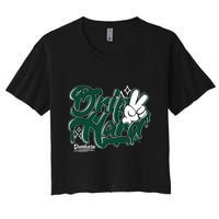 Drip 2 Hard Oxidized Green 4s Matching Women's Crop Top Tee