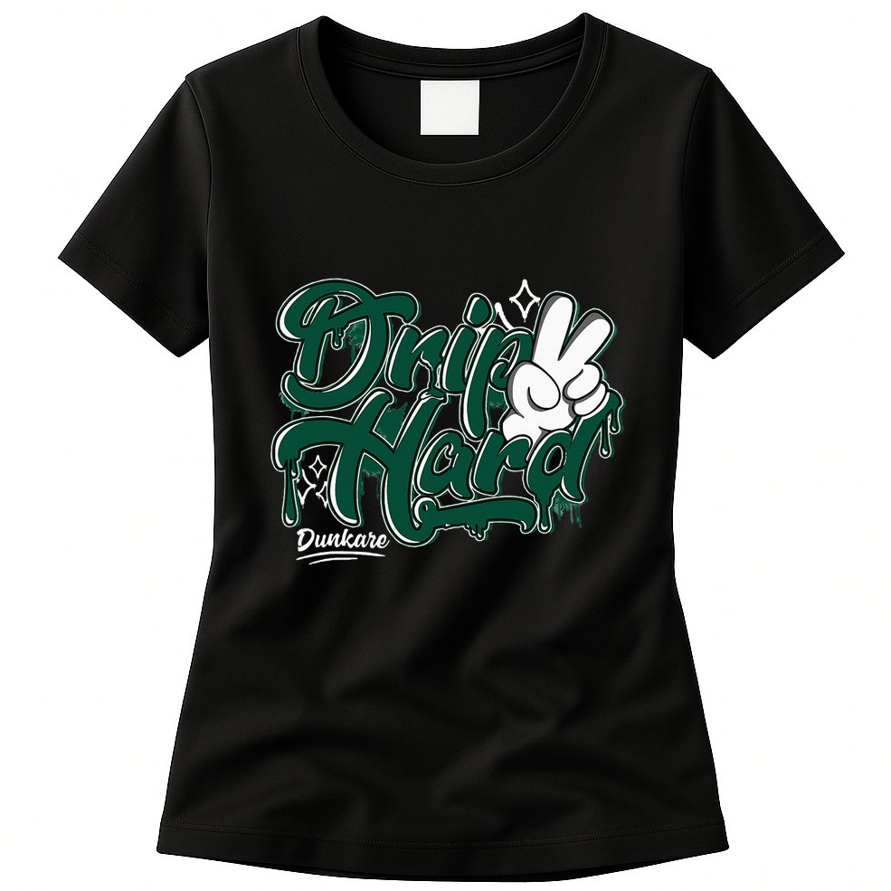 Drip 2 Hard Oxidized Green 4s Matching Womens T-Shirt