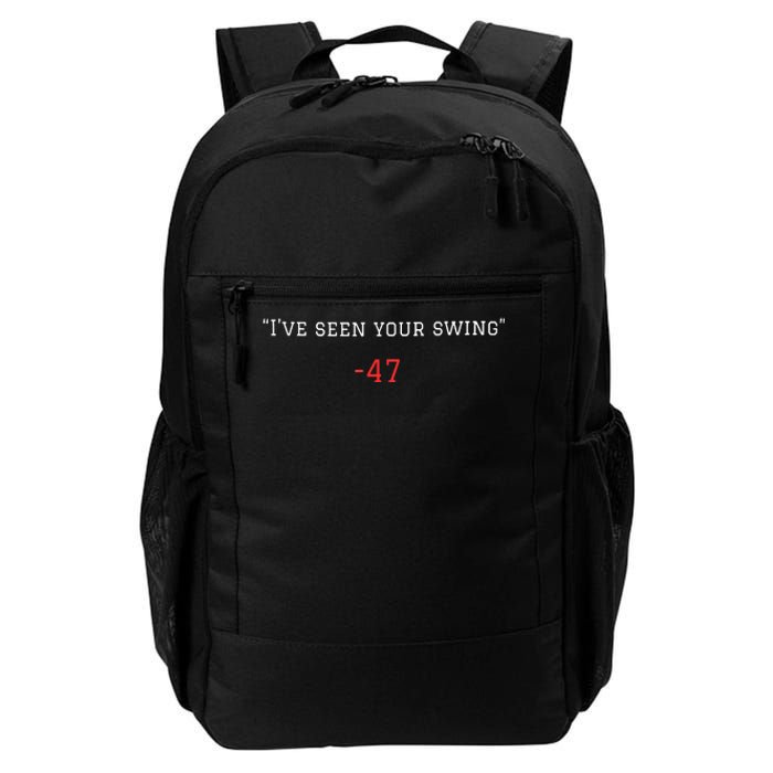 Debate 2024 Ive Seen Your Swing Gift Daily Commute Backpack