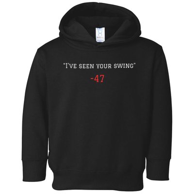 Debate 2024 Ive Seen Your Swing Gift Toddler Hoodie