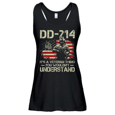 DD 214 Its A Veteran Thing You Wouldnt Understand DD 214 Ladies Essential Flowy Tank