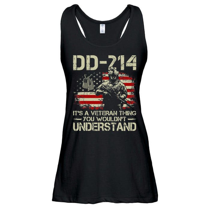 DD 214 Its A Veteran Thing You Wouldnt Understand DD 214 Ladies Essential Flowy Tank