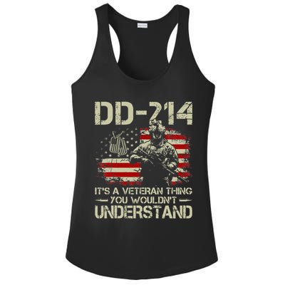 DD 214 Its A Veteran Thing You Wouldnt Understand DD 214 Ladies PosiCharge Competitor Racerback Tank