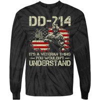 DD 214 Its A Veteran Thing You Wouldnt Understand DD 214 Tie-Dye Long Sleeve Shirt