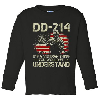 DD 214 Its A Veteran Thing You Wouldnt Understand DD 214 Toddler Long Sleeve Shirt