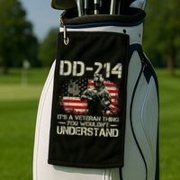 DD 214 Its A Veteran Thing You Wouldnt Understand DD 214 Golf Towel