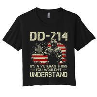 DD 214 Its A Veteran Thing You Wouldnt Understand DD 214 Crop Top