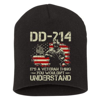 DD 214 Its A Veteran Thing You Wouldnt Understand DD 214 Short Acrylic Beanie