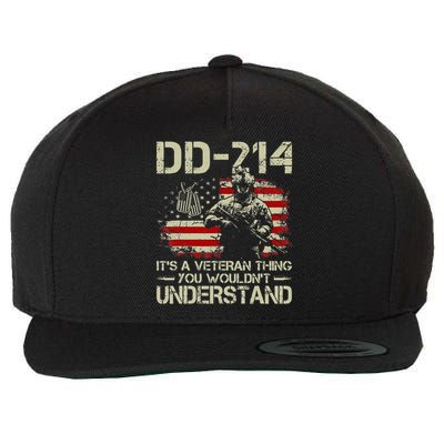 DD 214 Its A Veteran Thing You Wouldnt Understand DD 214 Wool Snapback Cap
