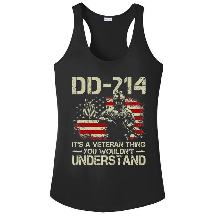 DD 214 Its A Veteran Thing You Wouldnt Understand DD 214 Ladies PosiCharge Competitor Racerback Tank