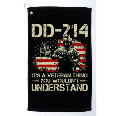DD 214 Its A Veteran Thing You Wouldnt Understand DD 214 Golf Towel